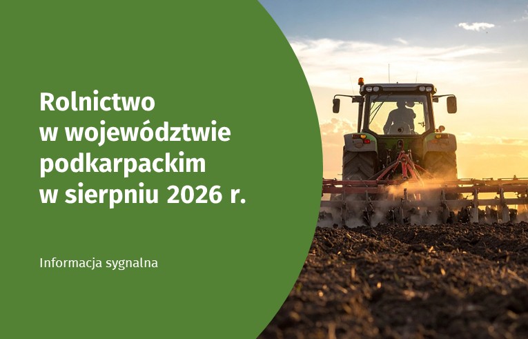slajder opracowania rolnictwo w województwie podkarpackim w sierpniu 2026 r.