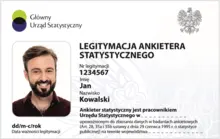 Pollster's ID card pattern back