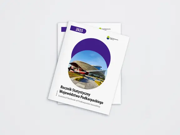 Mockup Statistical Yearbook of Podkarpackie Voivodship 2025