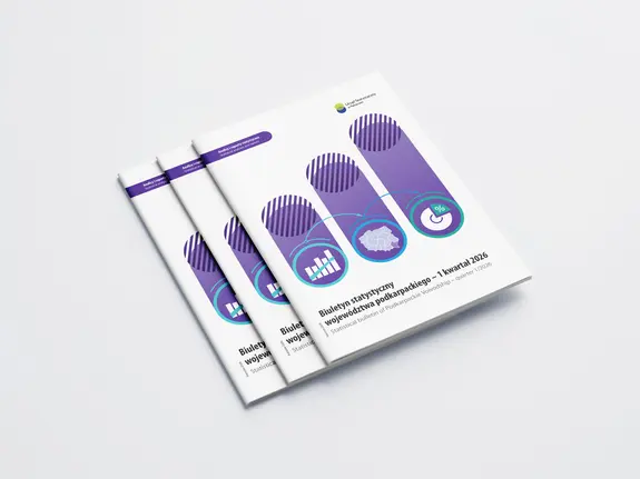 Mockup Statistical Bulletin of Podkarpackie Voivodship quarter 1/2026