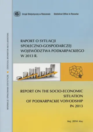 Powiększ obraz: Cover of the publication Report on the socio-economic situation of Podkarpackie Voivodship in 2013
